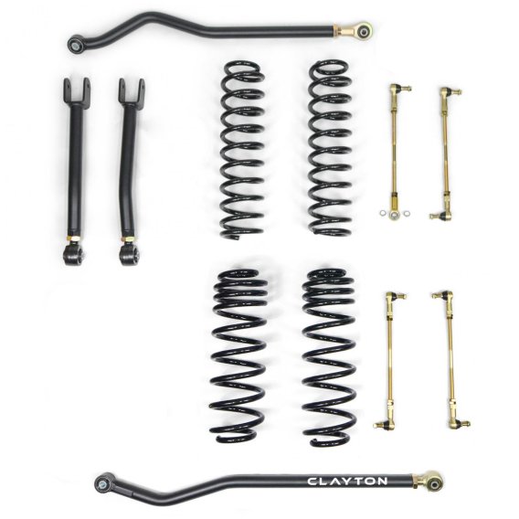Jeep Wrangler 2.5 Inch Entry Level Lift Kit 4DR For 18-Pres JL Clayton Off Road