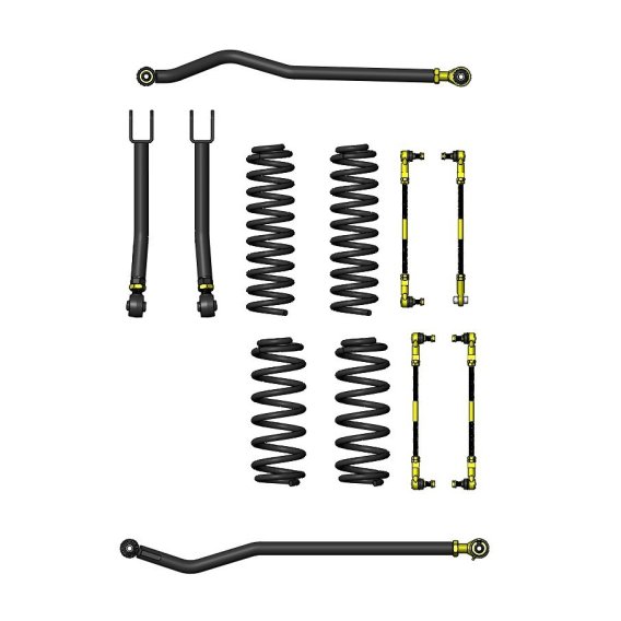 Jeep Wrangler 2.5 Inch Entry Level Lift Kit 4DR For 18-Pres JL Clayton Off Road