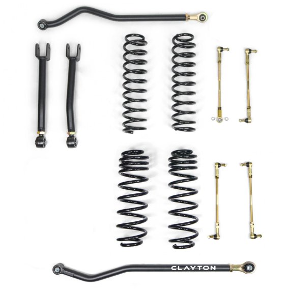 Jeep Wrangler Diesel 1.5 Inch Ride Right Plus Lift Kit 2018-Present Jeep Wrangler JL 4 Door Clayt...