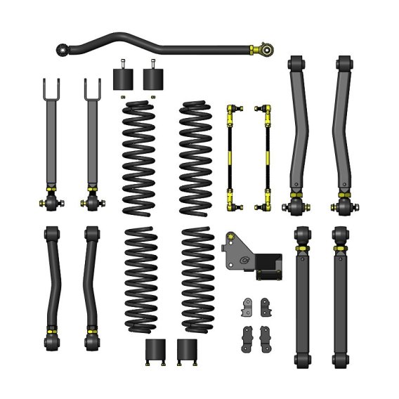 Jeep Wrangler JK Lift Kit 2.5 Inch JK Lift Kit Overland Plus For 07-18 JK Clayton Off Road