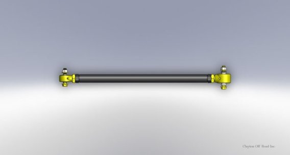 Custom Front Adjustable Track Bar W/Forged JJ 1.6 Width Lower Clayton Off Road