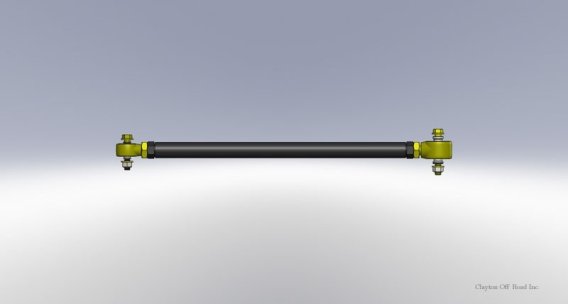 Custom Front Adjustable Track Bar W/Forged JJ 1.6 Width Lower Clayton Off Road