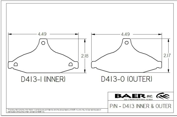 Claw Brake Pads Rear 88-96 Chevrolet Corvette All And Various 85-92 Chevrolet Camaro And Pontiac ...