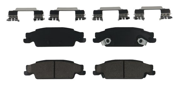 Claw Brake Pads Rear 03-05 Cadillac CTS Base All 06-07 CTS Base W/303Mm Front And 298Mm Rear Roto...