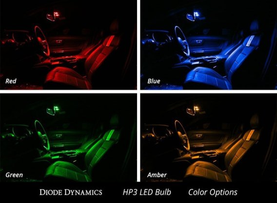 194 HP3 LED Green Short Pair Diode Dynamics