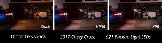 Backup LEDs for 2011-2019 Chevrolet Cruze (Pair) XPR (720 Lumens) Diode Dynamics