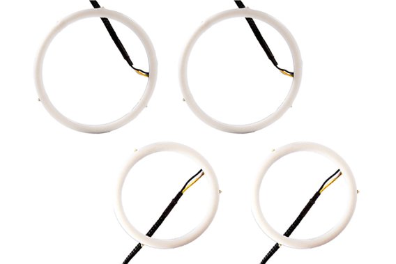 Halo Lights LED 90mm/120mm Amber Four Diode Dynamics