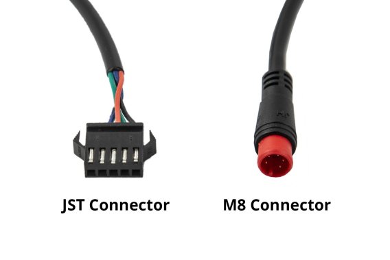 JST Female to M8 Male Adapters Pair Diode Dynamics