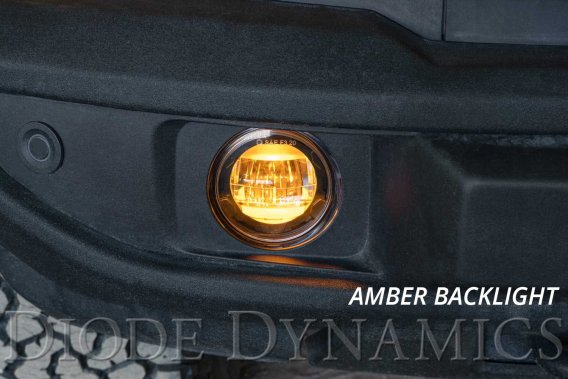 Elite Series Fog Lamps for 2015-2017 Ford Mustang Pair Yellow 3000K Diode Dynamics
