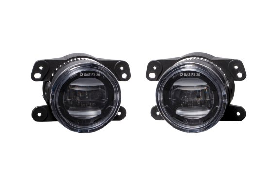 Elite Series Fog Lamps for 2005-2007 Dodge Magnum Pair Yellow 3000K Diode Dynamics