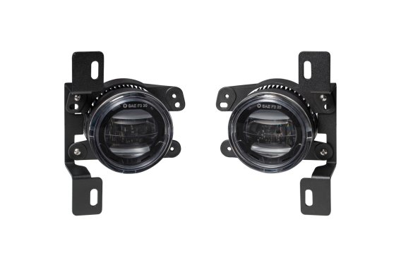Elite Series Fog Lamps for 2007-2018 Jeep JK Wrangler w/ Steel Bumper Pair Cool White 6000K Diode...
