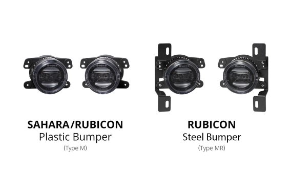 Elite Series Fog Lamps for 2018-2022 Jeep JL Wrangler Rubicon w/ Steel Bumper Pair Yellow 3000K D...