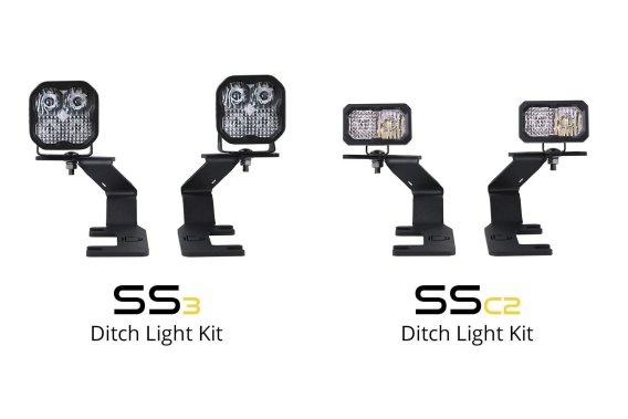 Ditch Light Brackets for 2015-2021 Chevrolet Colorado Diode Dynamics