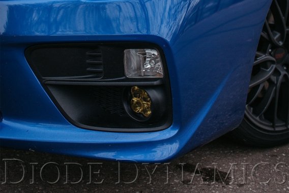 SS3 LED Fog Light Kit for 2015-2021 Subaru WRX Yellow SAE Fog Sport w/ Backlight Diode Dynamics