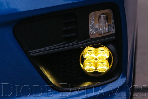 SS3 LED Fog Light Kit for 2008-2009 Ford Taurus X Yellow SAE Fog Pro w/ Backlight Diode Dynamics