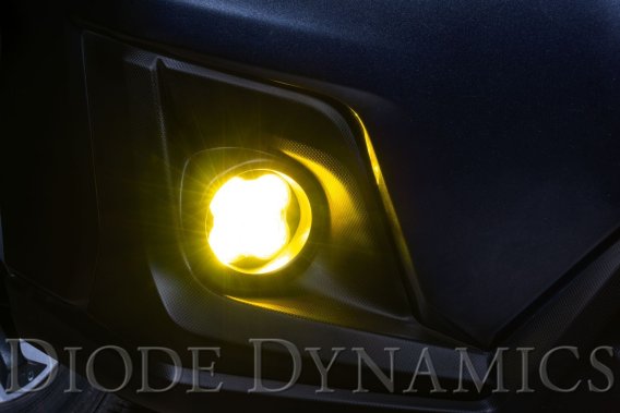 SS3 LED Fog Light Kit for 2016-2021 Subaru Crosstrek Yellow SAE Fog Max w/ Backlight Diode Dynami...