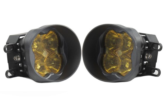 SS3 LED Fog Light Kit for 2010-2016 Toyota Prius Yellow SAE Fog Sport w/ Backlight Diode Dynamics