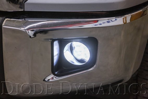 SS3 LED Fog Light Kit for 2014-2021 Toyota Tundra Yellow SAE Fog Pro w/ Backlight Diode Dynamics