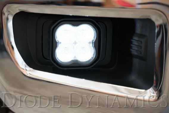 SS3 LED Fog Light Kit for 2017-2021 Ford Super Duty White SAE Fog Max w/ Backlight Diode Dynamics