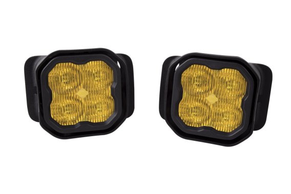 SS3 LED Fog Light Kit for 2017-2021 Ford Super Duty Yellow SAE Fog Max w/ Backlight Diode Dynamic...