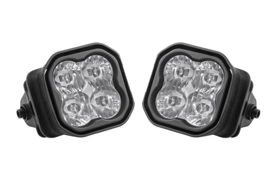 SS3 LED Fog Light Kit for 2017-2021 Ford Super Duty Yellow SAE Fog Max w/ Backlight Diode Dynamic...