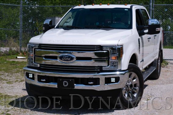 SS3 LED Fog Light Kit for 2017-2021 Ford Super Duty Yellow SAE Fog Max w/ Backlight Diode Dynamic...