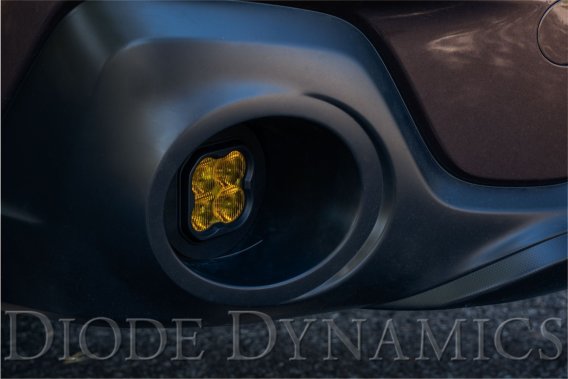 SS3 LED Fog Light Kit for 2013-2019 Subaru Outback Yellow SAE Fog Max w/ Backlight Diode Dynamics