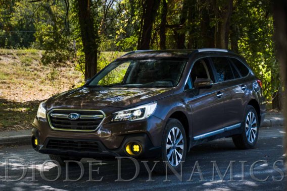 SS3 LED Fog Light Kit for 2013-2019 Subaru Outback Yellow SAE Fog Max w/ Backlight Diode Dynamics