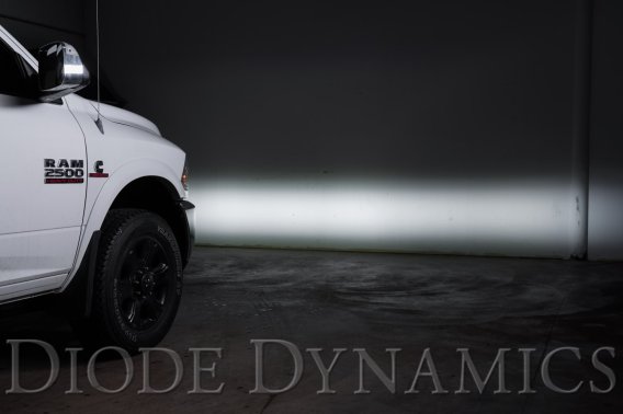 SS3 LED Fog Light Kit for 2010-2018 Ram 2500/3500 White SAE Fog Pro w/ Backlight Diode Dynamics