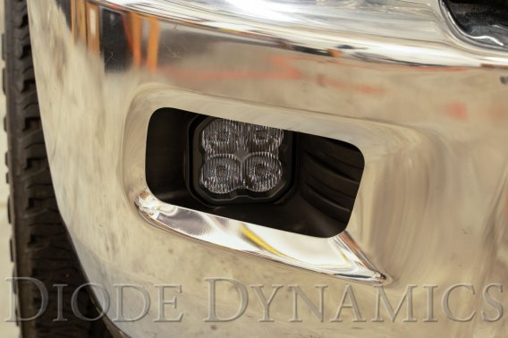 SS3 LED Fog Light Kit for 2009-2012 Ram 1500 Yellow SAE Fog Max w/ Backlight Diode Dynamics