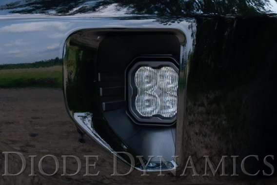 SS3 LED Fog Light Kit for 2019 Chevrolet Silverado 1500 LD Yellow SAE Fog Pro w/ Backlight Diode ...