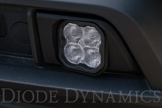SS3 LED Fog Light Kit for 2020-2021 Chevrolet Silverado HD 2500/3500 Yellow SAE Fog Pro w/ Backli...