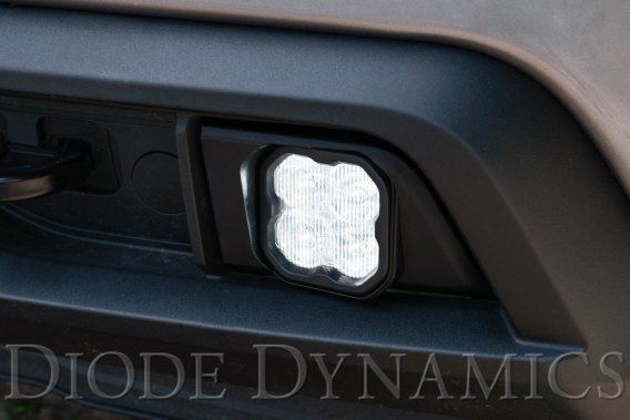 SS3 LED Fog Light Kit for 2019-2021 Chevrolet Silverado 1500 Yellow SAE Fog Max w/ Backlight Diod...