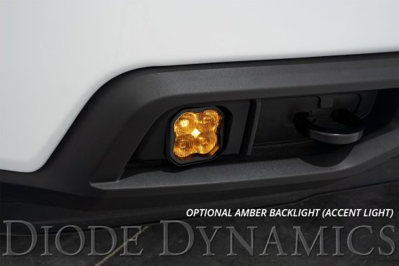 SS3 LED Fog Light Kit for 2019-2021 Chevrolet Silverado 1500 Yellow SAE Fog Max w/ Backlight Diod...