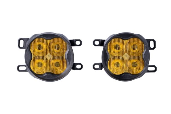 SS3 LED Fog Light Kit for 2011-2013 Lexus CT200h, Yellow SAE Fog Pro with Backlight