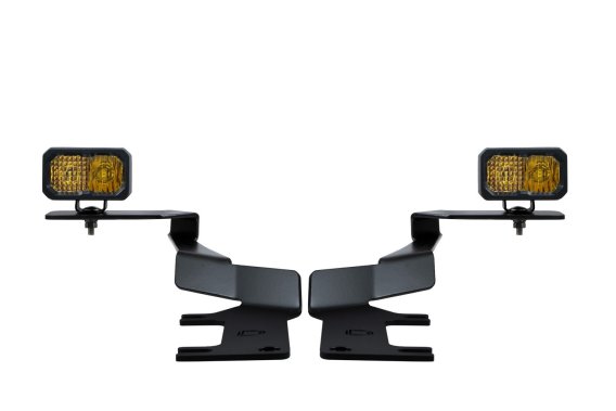 Stage Series Ditch Light Kit for 2017-2022 Ford Super Duty, C2 Pro Yellow Combo Diode Dynamics