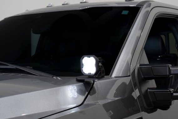 Stage Series Ditch Light Kit for 2017-2022 Ford Super Duty, SS3 Pro White Combo Diode Dynamics