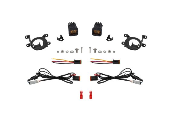 SSC1 LED Fog Light Kit for 20-22 Toyota C-HR, Yellow SAE Fog Diode Dynamics