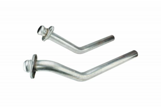 67-69 Mustang Exhaust Manifold Down Pipe 2.5 in Standard Manifold Hardware Not Incl Natural 409 S...