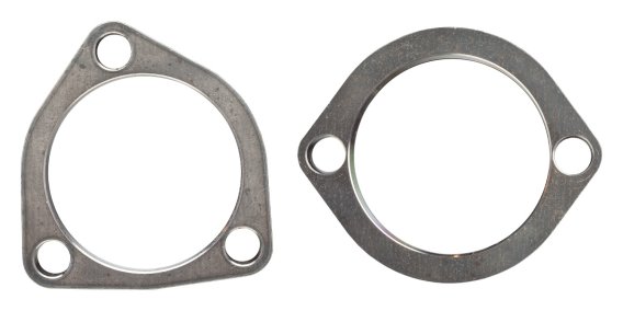 64-74 Pontiac 2.5 Inch Manifold Downpipes With HO-Ram Air 2 and 3 Bolt Flanges 409 Stainless Pype...