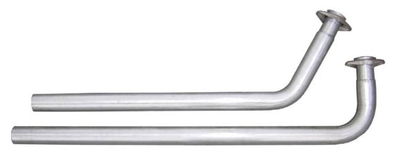 Exhaust Manifold Down Pipe 78-88 G-Body Chevy Small Block 2.5 inch 2 Bolt Hardware Not Incl Natur...