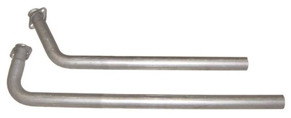 Exhaust Manifold Down Pipe 78-88 G-Body Chevy Small Block 2.5 in 3 Bolt Hardware Not Incl Natural...