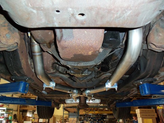 1964-1974 Chevy Small Block 2.5 Inch Manifold Downpipes 3 Bolt 409 Stainless Pypes Performance Ex...