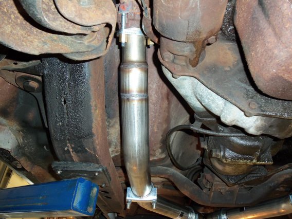 1964-1974 Chevy Small Block 2.5 Inch Manifold Downpipes 3 Bolt 409 Stainless Pypes Performance Ex...