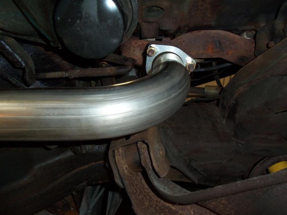 1964-1974 Chevy Small Block 2.5 Inch Manifold Downpipes 3 Bolt 409 Stainless Pypes Performance Ex...