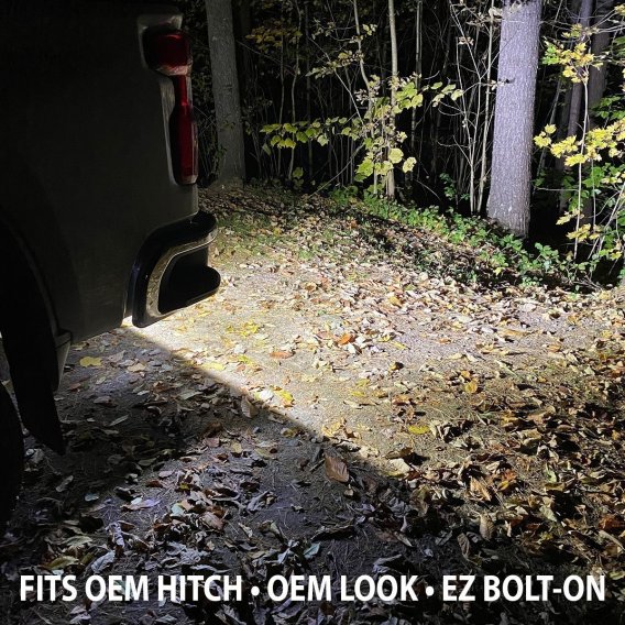 2013-Current Dodge Ram 3500 Hitch Bar Reverse 7in LED Flood Lighting Heavy Duty Bolt-On Street Se...