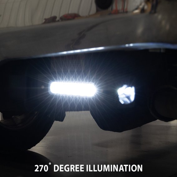 2013-Current Dodge Ram 3500 Hitch Bar Reverse 7in LED Flood Lighting Heavy Duty Bolt-On Street Se...