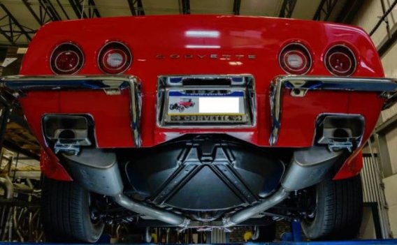 1970-1973 C3 2.5 Inch Tips 304 Stainless Pypes Performance Exhaust