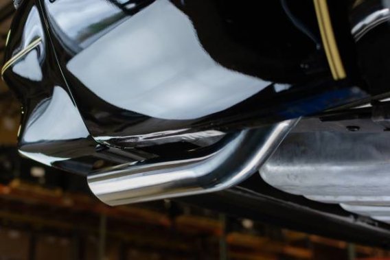 Exhaust Tail Pipe Tip Set 67-81 F-Body 2.5 in Long Hockey Stick Clamp On Hardware Not Incl Polish...