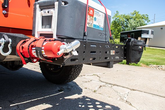 2 Inch Hitch Cargo Basket Fishbone Offroad
